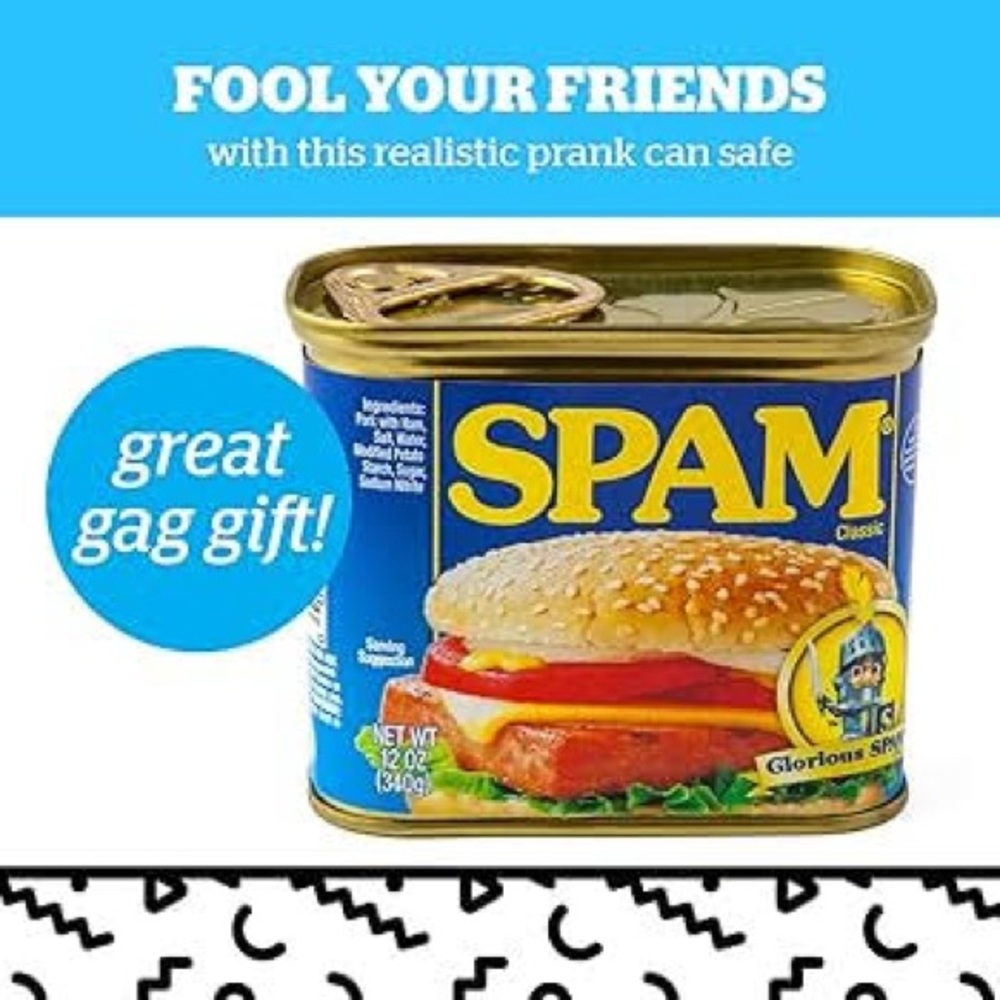NEW - BigMouth Inc. SPAM Decoy Can Secret Safe | Discreet Security Stash Box - Picture 5 of 8